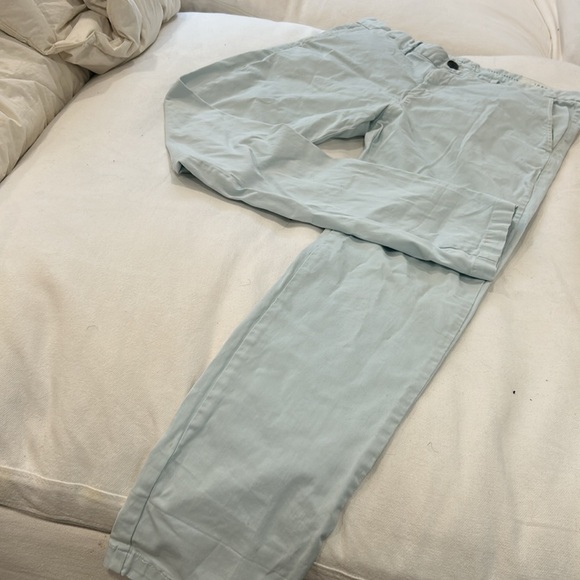 IKKS Men 0103616 Light Blue Chinos Size 34